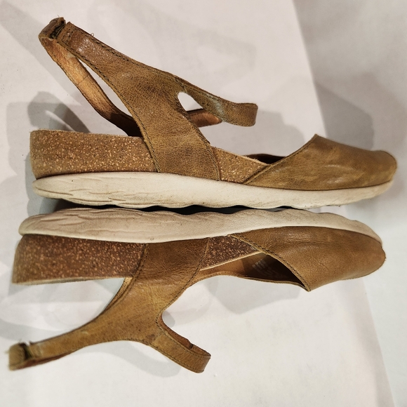 Dansko Marcy Sandals Womens Strappy Wedge Heel Ankle Strap Sz 40 US 9.5 - 10 M - Picture 7 of 12